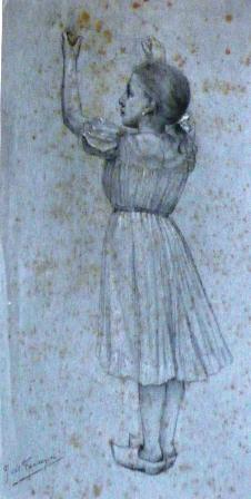 tekening van een meisje