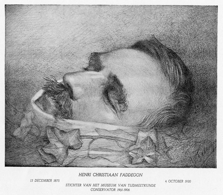 H.C.Faddegon op sterfbed